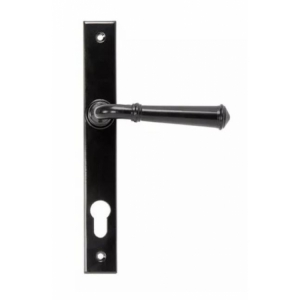Old Style Slim Lever Lever Multipoint Door Handles 92mm PZ Sprung 215mm Screw Centres